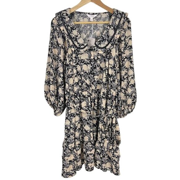 Lauren Conrad Floral Belted Dress Size XL NEW - Picture 1 of 14